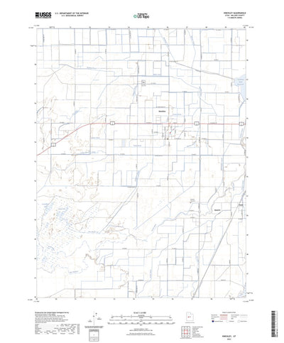 United States Geological Survey Hinckley, UT (2023, 24000-Scale) digital map