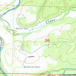 United States Geological Survey Hindsville, AR (1958, 24000-Scale) digital map