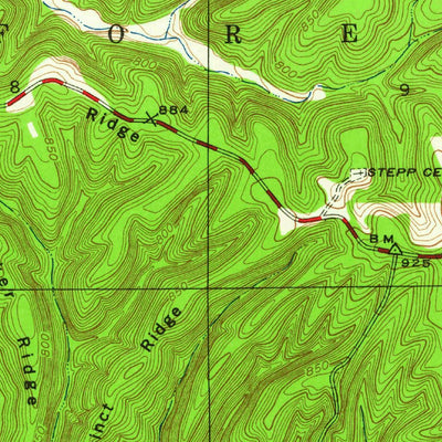 United States Geological Survey Hindustan, IN (1948, 24000-Scale) digital map
