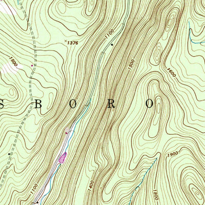 United States Geological Survey Hinesburg, VT (1948, 24000-Scale) digital map