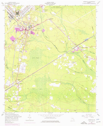 United States Geological Survey Hinesville, GA (1958, 24000-Scale) digital map