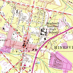 United States Geological Survey Hinesville, GA (1958, 24000-Scale) digital map
