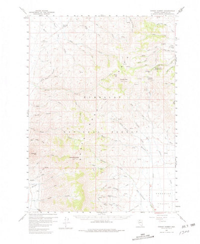 United States Geological Survey Hinkey Summit, NV (1959, 62500-Scale) digital map
