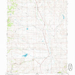 United States Geological Survey Hinman Reservoir, CO (1980, 24000-Scale) digital map
