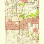 United States Geological Survey Hinsdale, IL (1953, 24000-Scale) digital map