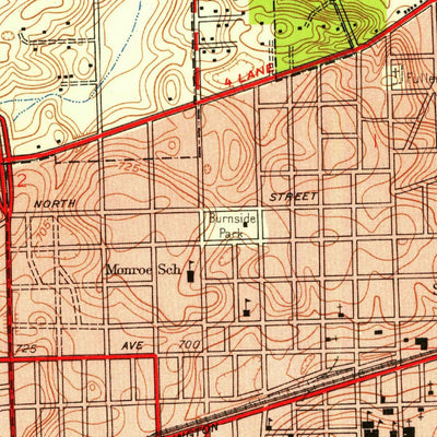 United States Geological Survey Hinsdale, IL (1953, 24000-Scale) digital map