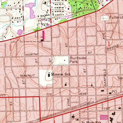 United States Geological Survey Hinsdale, IL (1963, 24000-Scale) digital map