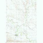 United States Geological Survey Hinsdale, MT (1984, 24000-Scale) digital map