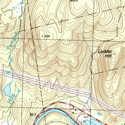 United States Geological Survey Hinsdale, NH-VT (1998, 24000-Scale) digital map