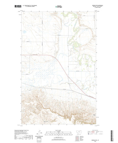 United States Geological Survey Hinsdale NW, MT (2020, 24000-Scale) digital map