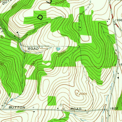United States Geological Survey Hinsdale, NY (1961, 24000-Scale) digital map