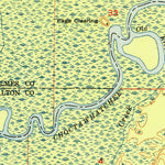 United States Geological Survey Hinsons Crossroads, FL (1950, 24000-Scale) digital map