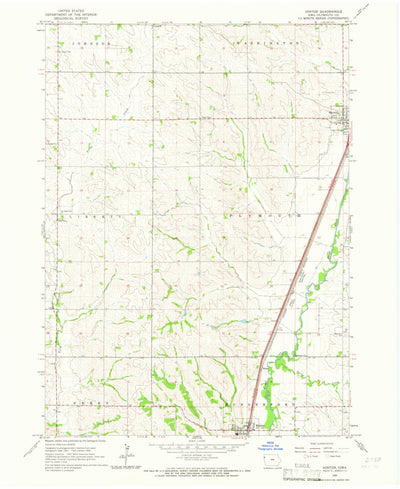 United States Geological Survey Hinton, IA (1964, 24000-Scale) digital map
