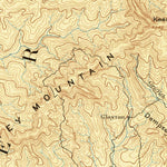 United States Geological Survey Hinton, WV (1892, 125000-Scale) digital map