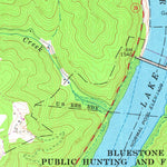 United States Geological Survey Hinton, WV (1968, 24000-Scale) digital map