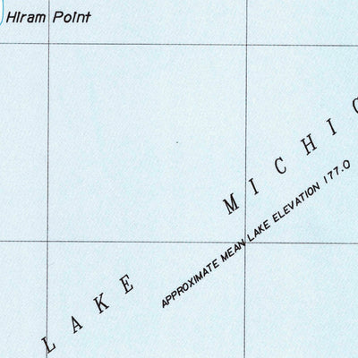 United States Geological Survey Hiram Point, MI (1983, 24000-Scale) digital map