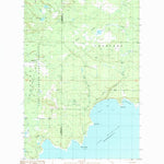 United States Geological Survey Hiram Point, MI (1983, 25000-Scale) digital map