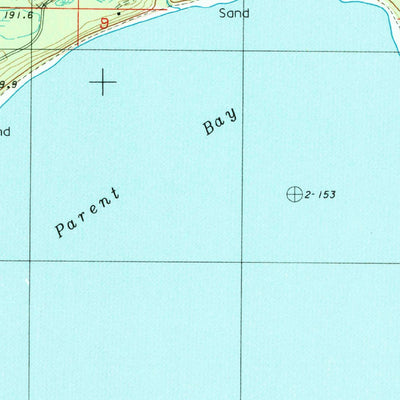 United States Geological Survey Hiram Point, MI (1983, 25000-Scale) digital map