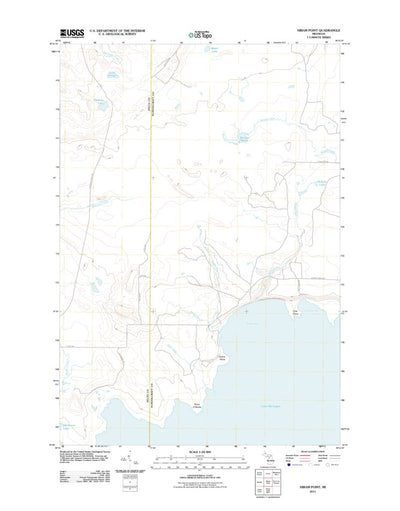 United States Geological Survey Hiram Point, MI (2011, 24000-Scale) digital map