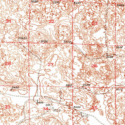 United States Geological Survey Hire, NE (1950, 62500-Scale) digital map