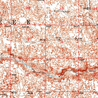 United States Geological Survey Hire, NE (1950, 62500-Scale) digital map