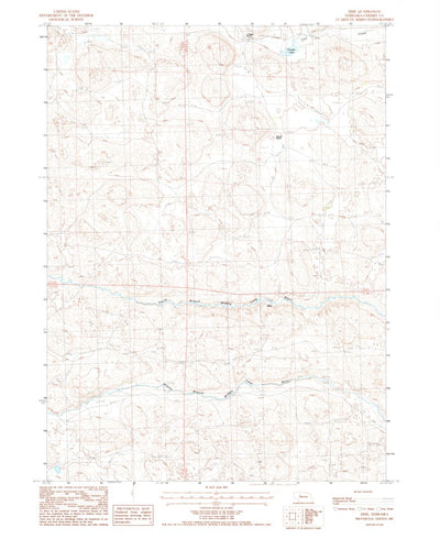 United States Geological Survey Hire, NE (1987, 24000-Scale) digital map