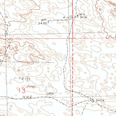 United States Geological Survey Hire SE, NE (1987, 24000-Scale) digital map