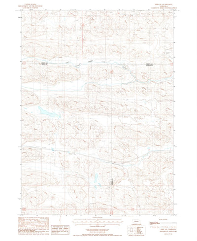 United States Geological Survey Hire SW, NE (1987, 24000-Scale) digital map