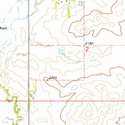 United States Geological Survey Hirschville, ND (1973, 24000-Scale) digital map