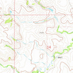 United States Geological Survey Hirschville SW, ND (1973, 24000-Scale) digital map