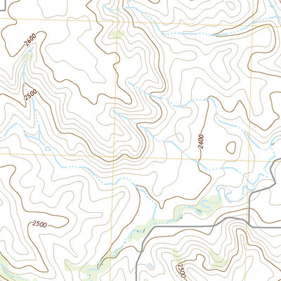 United States Geological Survey Hirschville SW, ND (2020, 24000-Scale) digital map