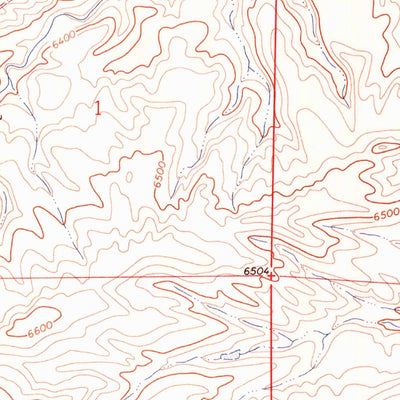 United States Geological Survey Hirsig Ranch, WY (1962, 24000-Scale) digital map