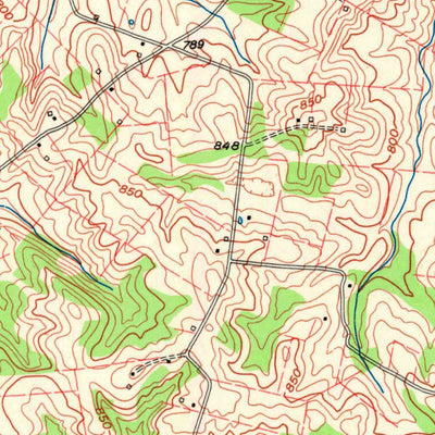 United States Geological Survey Hiseville, KY (1954, 24000-Scale) digital map