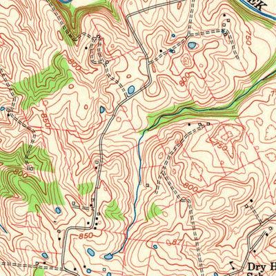 United States Geological Survey Hiseville, KY (1954, 24000-Scale) digital map