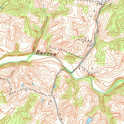 United States Geological Survey Hiseville, KY (1973, 24000-Scale) digital map