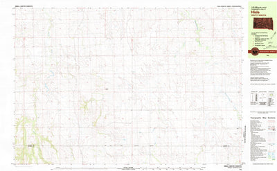 United States Geological Survey Hisle, SD (1981, 25000-Scale) digital map