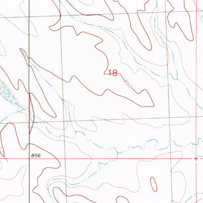 United States Geological Survey Hisle, SD (1981, 25000-Scale) digital map