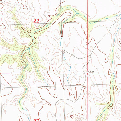 United States Geological Survey Hisle, SD (1981, 25000-Scale) digital map