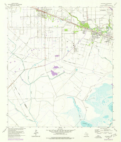 United States Geological Survey Hitchcock, TX (1964, 24000-Scale) digital map