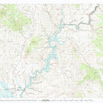 United States Geological Survey Hite Crossing, UT (1980, 100000-Scale) digital map