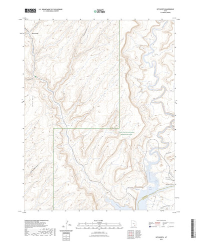 United States Geological Survey Hite North, UT (2023, 24000-Scale) digital map
