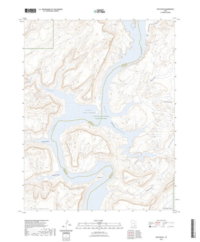 United States Geological Survey Hite South, UT (2023, 24000-Scale) digital map