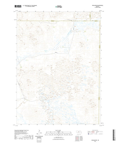 United States Geological Survey Hoagland NE, NE (2021, 24000-Scale) digital map