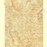 United States Geological Survey Hoaglin, CA (1935, 125000-Scale) digital map