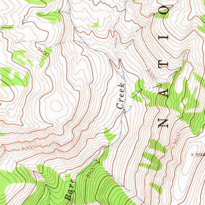 United States Geological Survey Hoback Peak, WY (1965, 24000-Scale) digital map