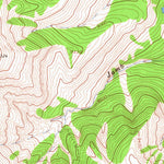 United States Geological Survey Hoback Peak, WY (1965, 24000-Scale) digital map