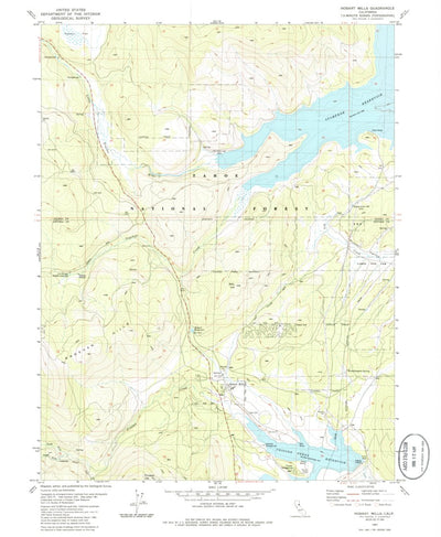 United States Geological Survey Hobart Mills, CA (1981, 24000-Scale) digital map