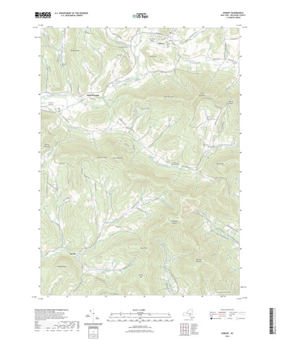 United States Geological Survey Hobart, NY (2023, 24000-Scale) digital map