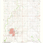 United States Geological Survey Hobart, OK (1984, 24000-Scale) digital map