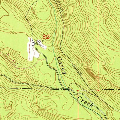 United States Geological Survey Hobart, WA (1953, 24000-Scale) digital map